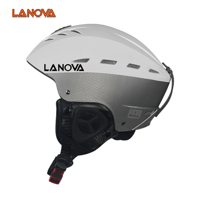 LANOVA ski helm EN-1077 standaard volwassen mannen en vrouwen maat 55-61 CM: white / 55t o 58cm