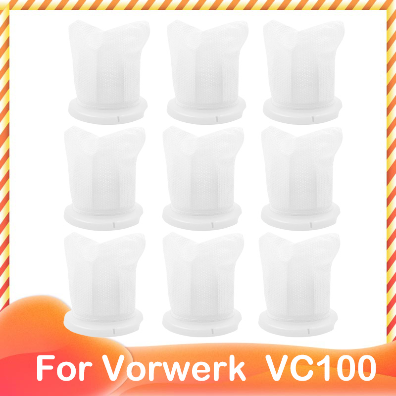 Para Vorwerk Kobold VC100 Aspirador de mano Filtro interior Hepa Accesorios de recambio Kit suave: Naranja