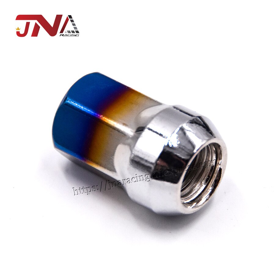 JDM Roasted Blue Lug Nuts for Racing Wheel Nuts titanium alloy