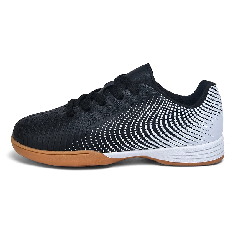 Børns futsal fodboldstøvler studerende træningsfodboldstøvler indendørs børn originale fodboldstøvler drengesneaker: Brun / 35