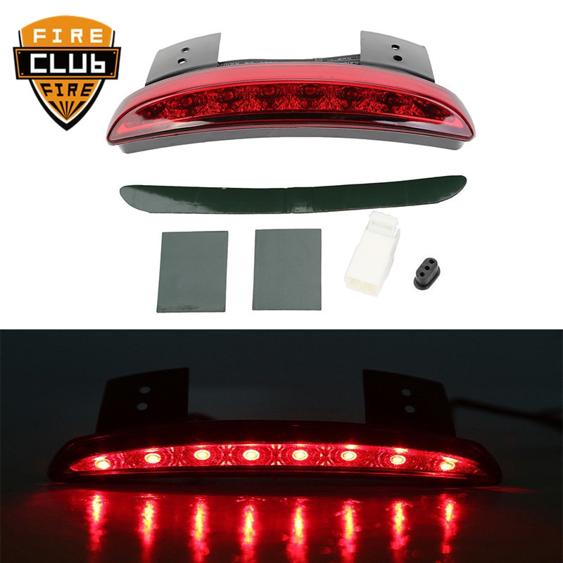 Motorfiets Licht Achterspatbord Rode LED Brake achterlicht Fit Voor Sportster XL 883 1200