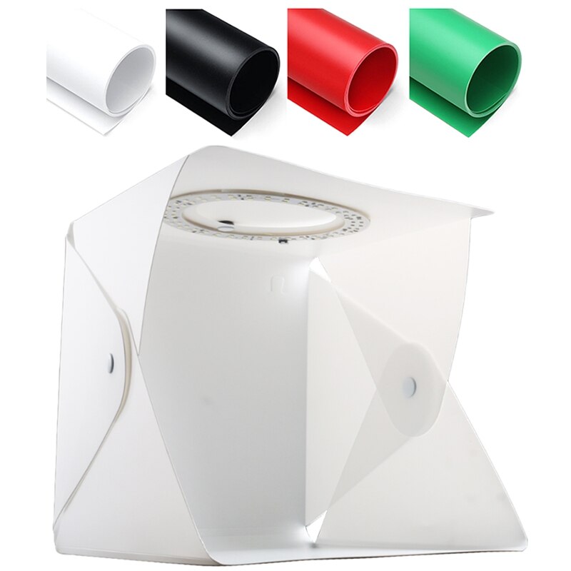 LED Folding Light Box Portable Photography Photo Studio Softbox Brightness Light Box for DSLR Camera