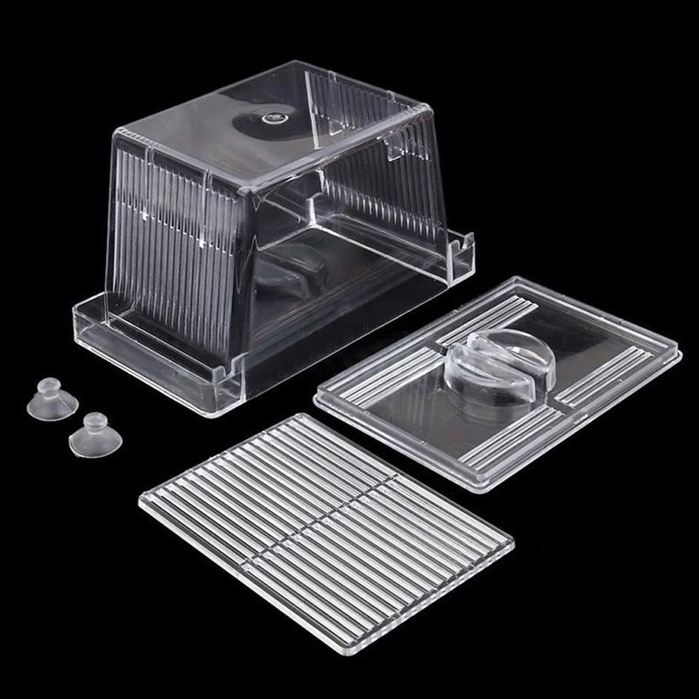 1 PCS Acrylic Fish Tank Breeding Isolation Box Aquarium Hatchery Incubator Holder Aquarium Accessories Fish Supplies