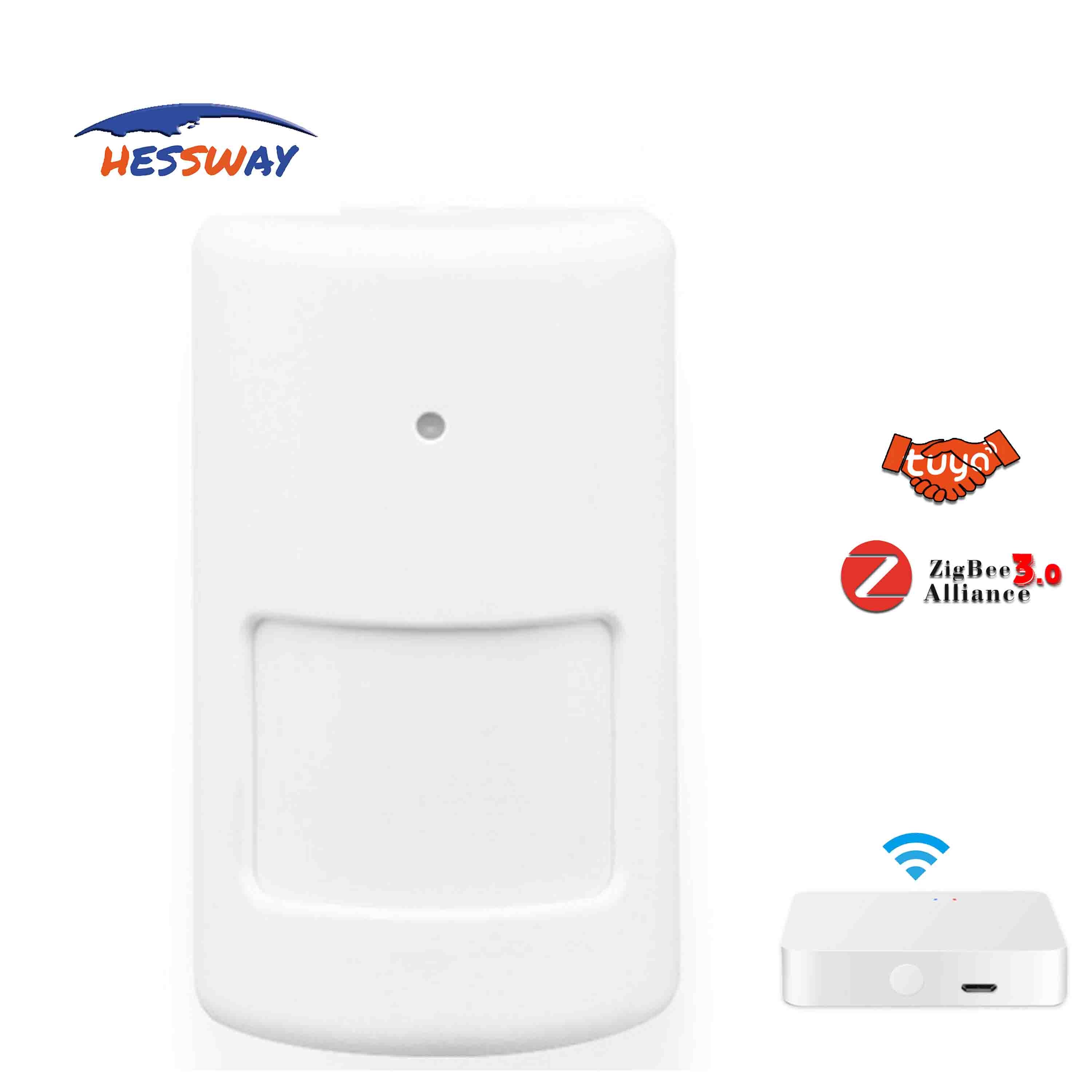Human Body Sensor pir motion sensor alarm for scene smart device Linkage by ztuya zigbee gateway hub