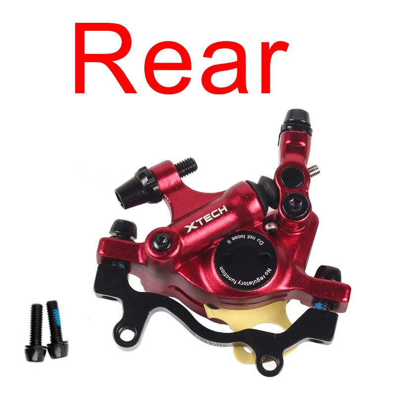 ZOOM XTECH HB100 Hydraulic brakes mtb Cable Pulling bicycle brake caliper Disc bike zoom brake for Xiaomi M365 Electric Scooter: Burgundy