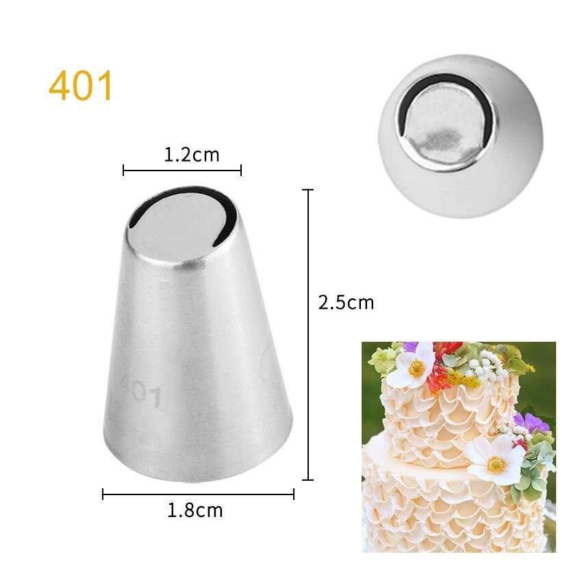 3 Stks/partij Dahlia Bloemblaadjes Ruche Tips Icing Piping Nozzles Fondant Cake Decorating Pastry Tip Set Cupcake Gereedschap Bakvormen