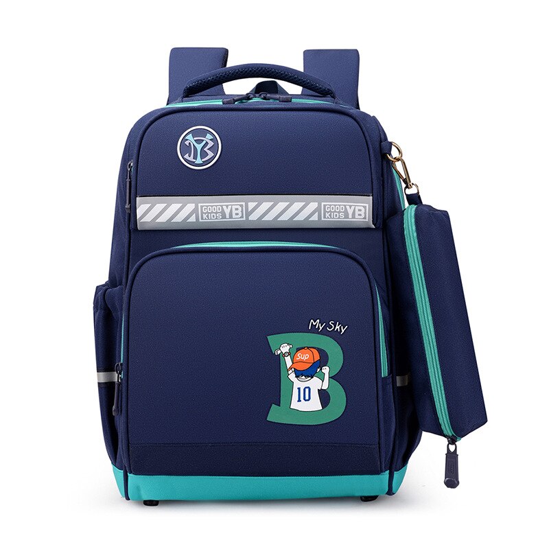 Children Printing School Backpack Large-Capacity Orthopedic Schoolbag For Boys Girls Laptop Backpacks Teenage Nylon School Bags
