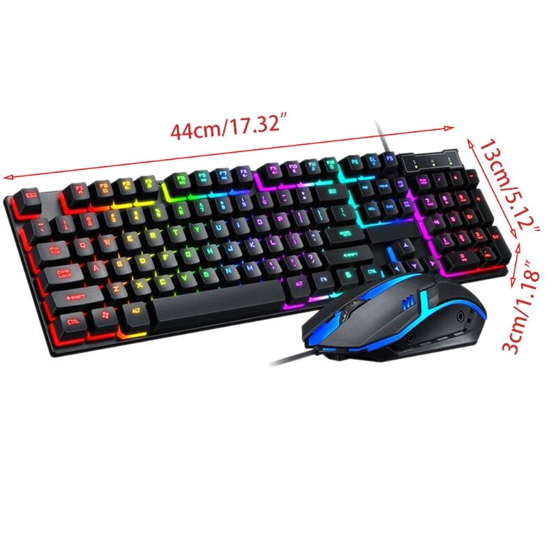 Tf200 Gaming Mechanical Keyboard Mouse Set