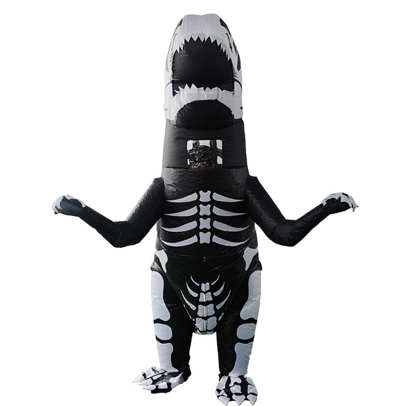 Inflatable Dinosaur Costume Mascot Child Adults Halloween Blowup Outfit Cosplay: BK-S