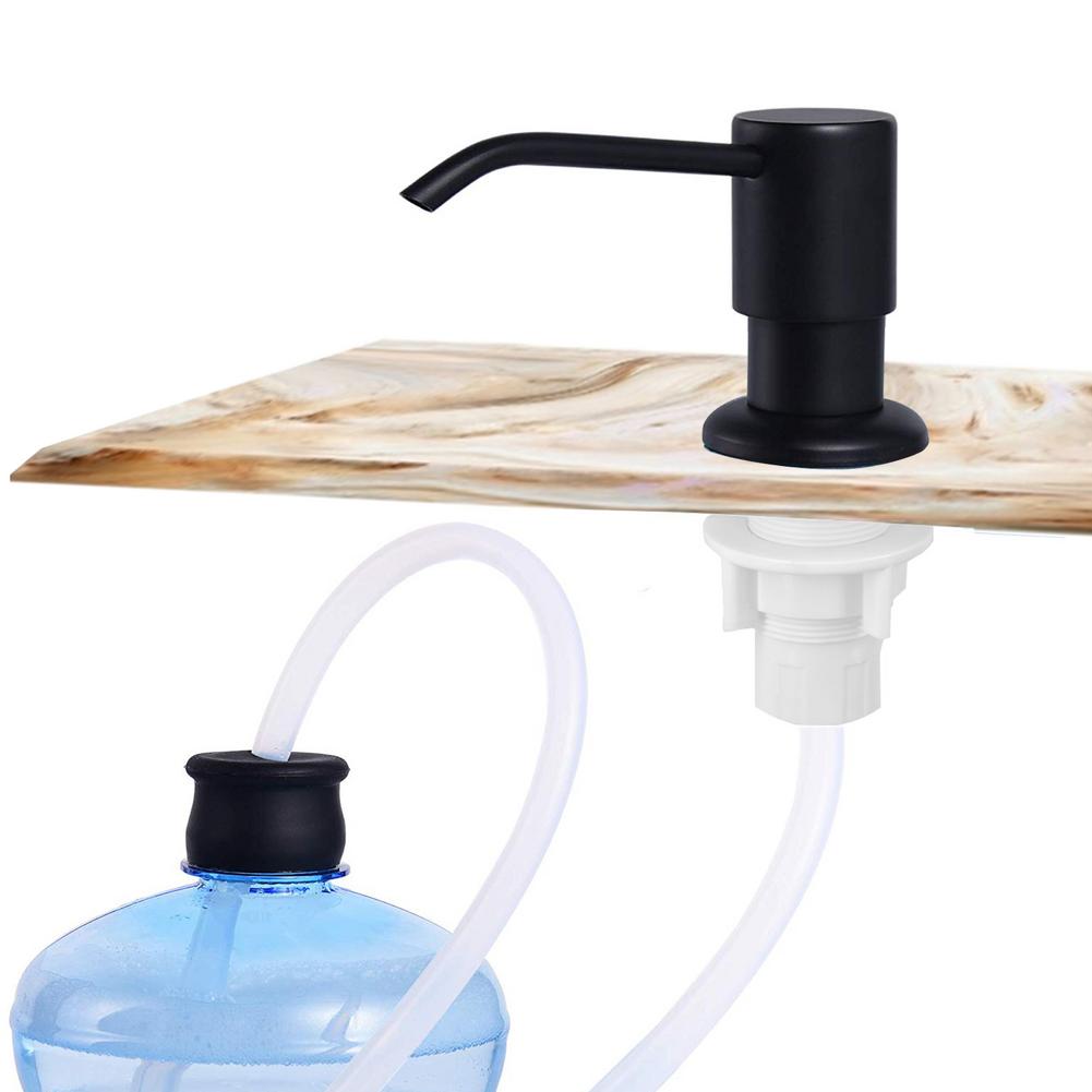 47 Inch Sink Soap Dispenser With Extension Tube Kit Bottle Replacement For Kitchen Sink Metal Under Deck Counter In Sink Mounted