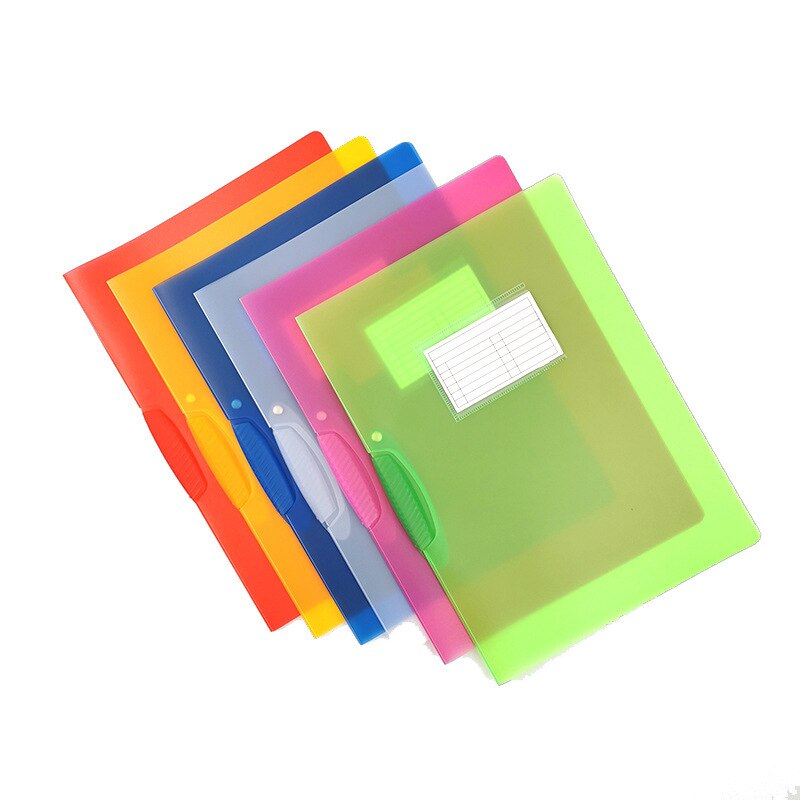 Plastic Transparante Map A4 Filing Producten Roterende Map Houder Binder Clips Organiseren Document Clip Kantoor School