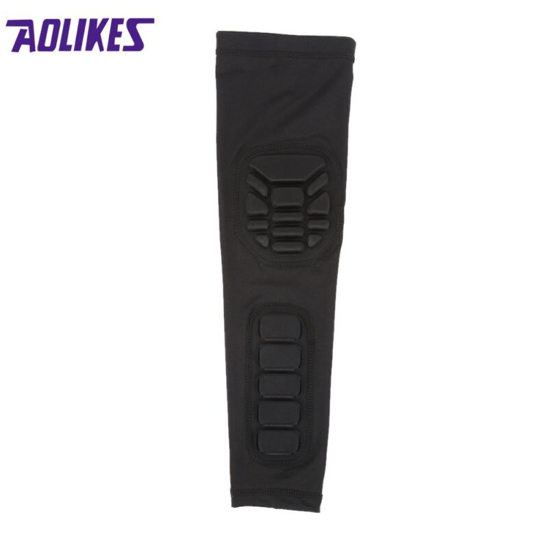 Arm Warmers Sport Basketball Sleeves Honeycomb Anti-collision Non-slip Compression Elbow Pads Protector Armband Safety Band