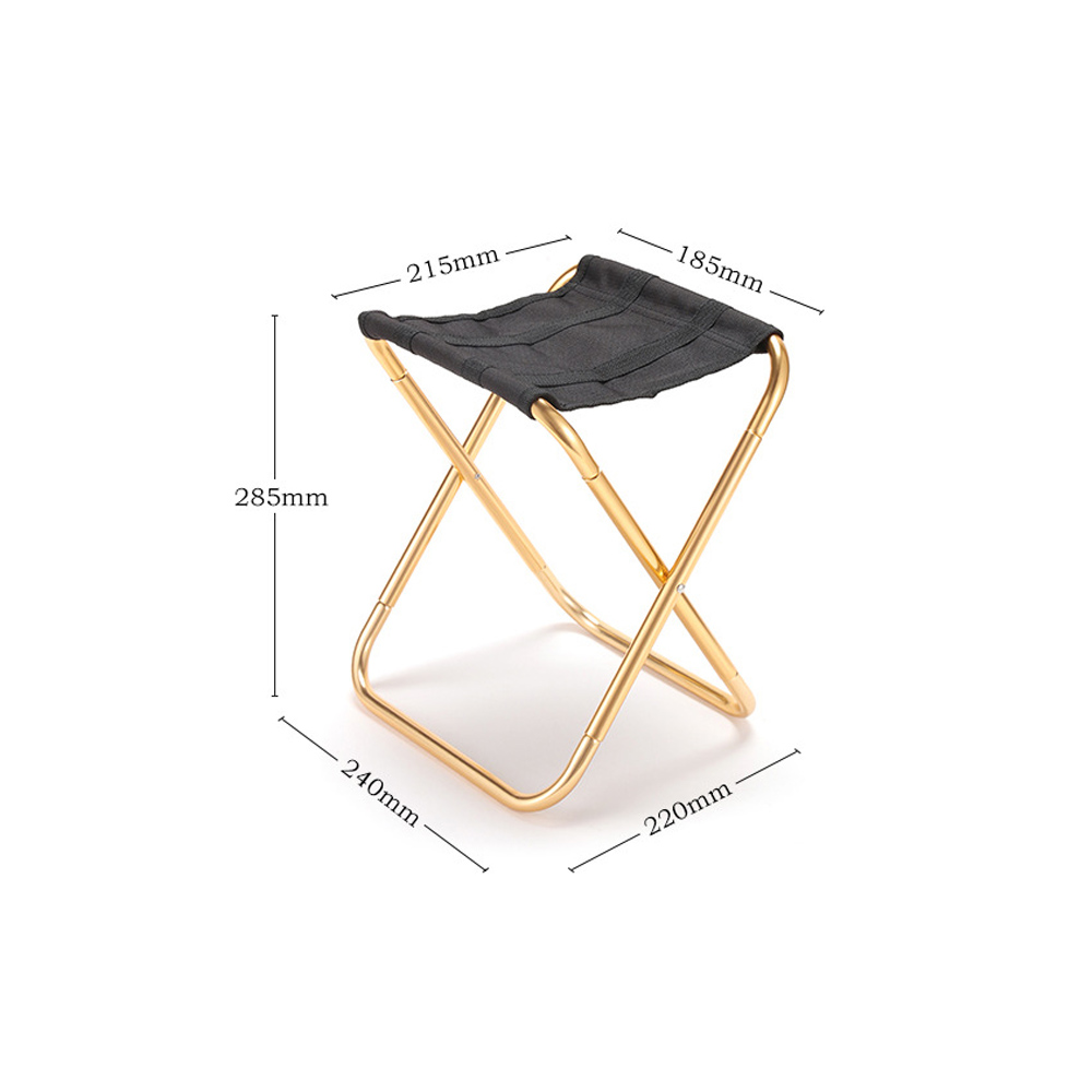 Chaise pliante Portable en alliage d&#39;aluminium, tabouret de Camping léger pour pique-nique pêche, chaise de pelouse Baech