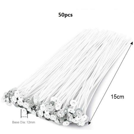 Candle Molds 3D Shape Handmade DIY Chocolate Cake Silicone Dinner Decorative Mould for Candle Making Set: Cotton Candle Wicks