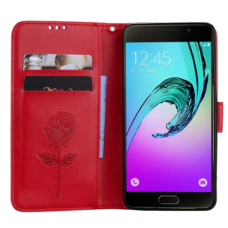 Leather Flip Case For Samsung Galaxy A3 Case Phone Wallet Coque For Samsung A3 Cover Case Blue A310F SM A310 A 3 6 A36