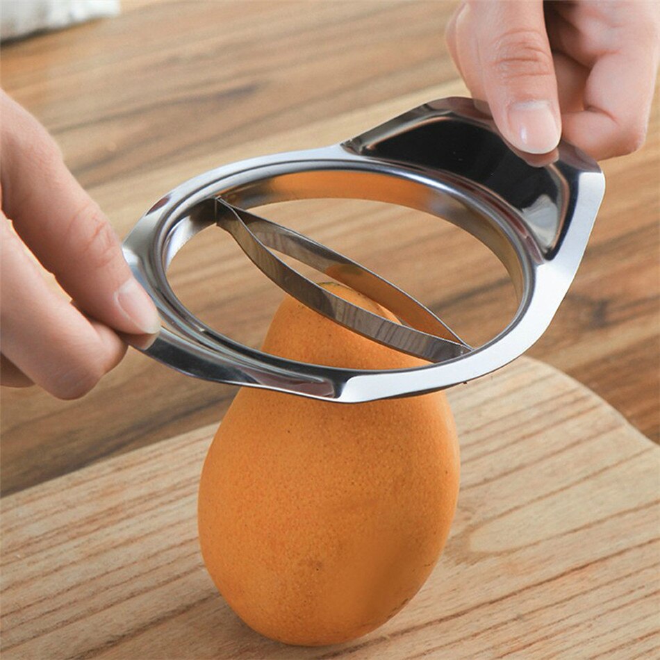 Mango Cutter Kitchen Gadgets Stainless Fruit Core Seed Remover Chopper Mango Cutter Pitter Kitchen Tool Kitchen Accessories