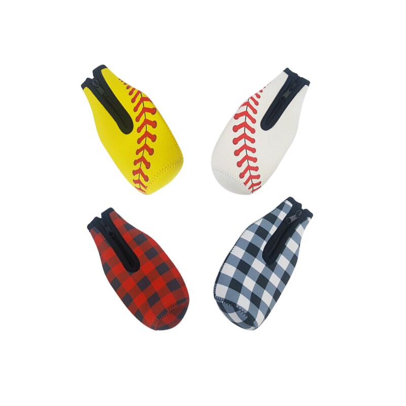 6 Stuks 330Ml 12Oz Bierfles Koeler Mouw Neopreen Rits Mouw Gestikt Geïsoleerde Bierfles Covers