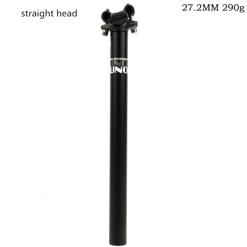 UNO-sillín superligero de aleación de aluminio para bicicleta, asiento de ciclismo tubo, 27,2, 30,9, 31,6mm x 350mm