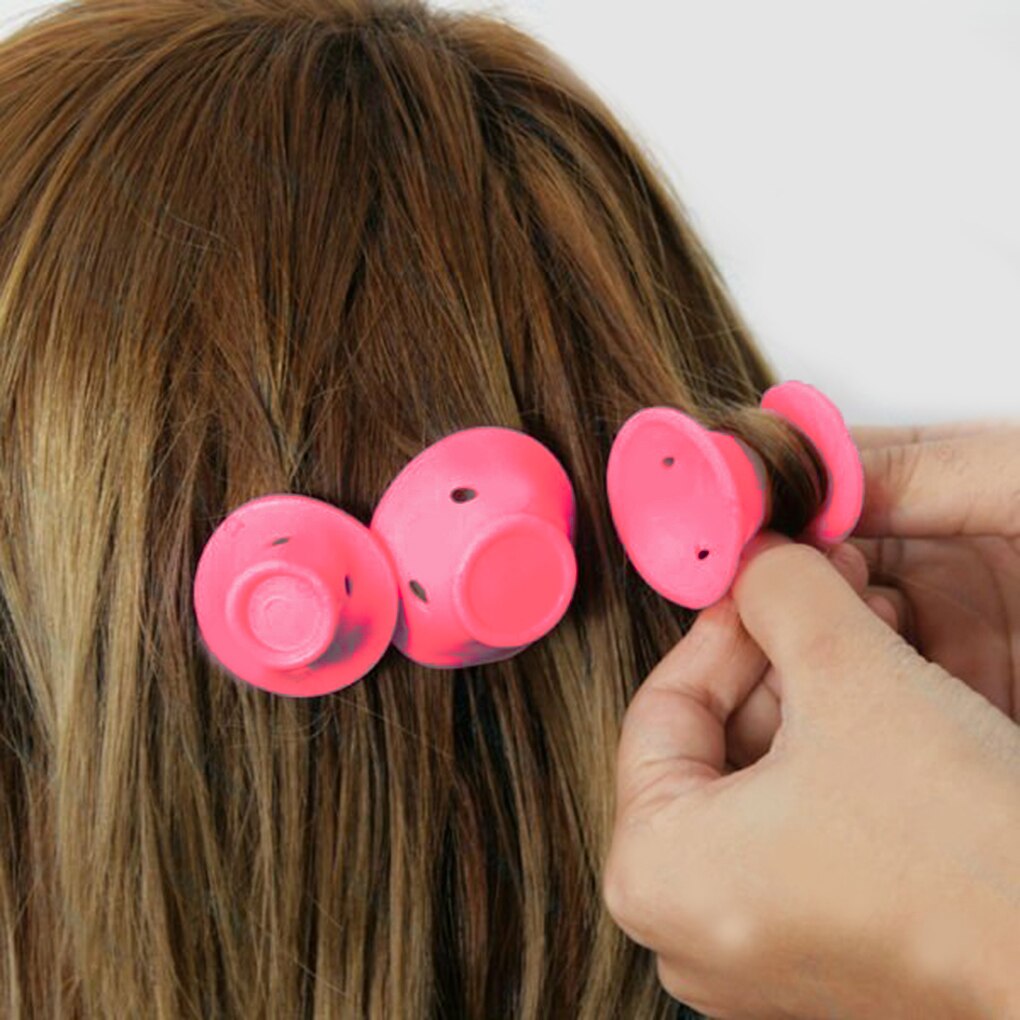 30 stk/parti blødt gummi magisk hårpleje ruller silikone hårkrøller twist hår ingen varme ingen klip hår curling styling gør-det-selv værktøjer