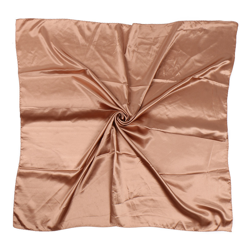 90*90cm zijde blend vierkante sjaals soild kleur hijab sjaal islamitische kleding tulband voor vrouwen moslim hoofdtooi sjaals en wraps: 1