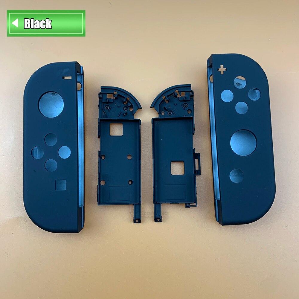 2020 Hot 1 Pair for Nitendo switch NS JoyCon Joy Con Controller Housing Shell Case for NintendoSwitch with repair tools: Black