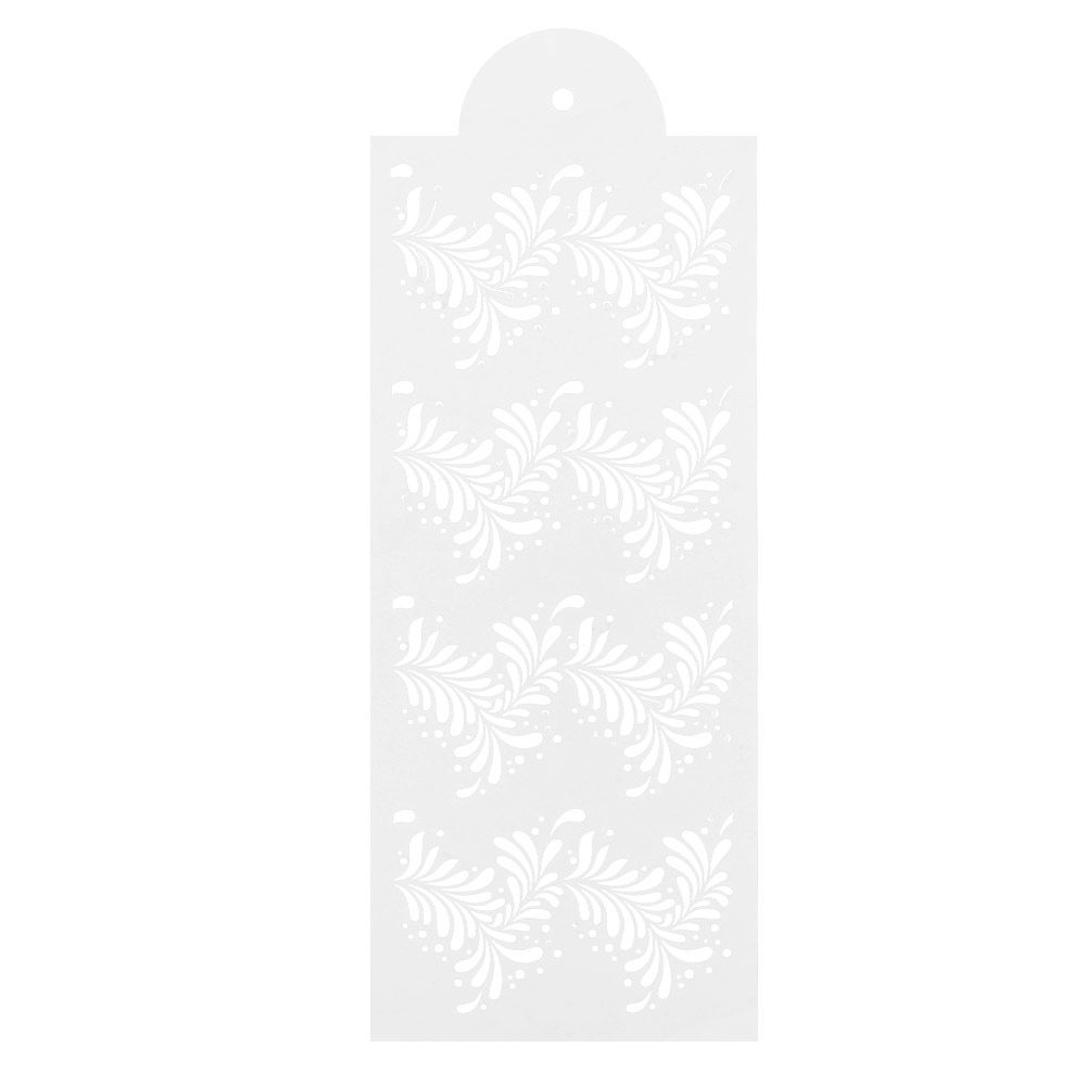 Cake Stencils Floral Cake Drawing Painting Hollow Lace Cookie Chocolate Fondant Dessert Cake Templates Side Baking Mesh Stencils: 04