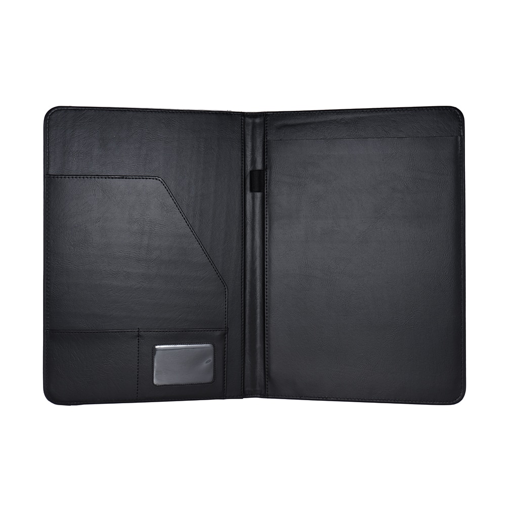 Mappen-organizer Padfolio A4 Portfolio Organizer Map PU-leer Zakelijk Padfolio Notitieboek met klembord in Letter-formaat Interview/CV-documenthouder(Blue,5*note pad A