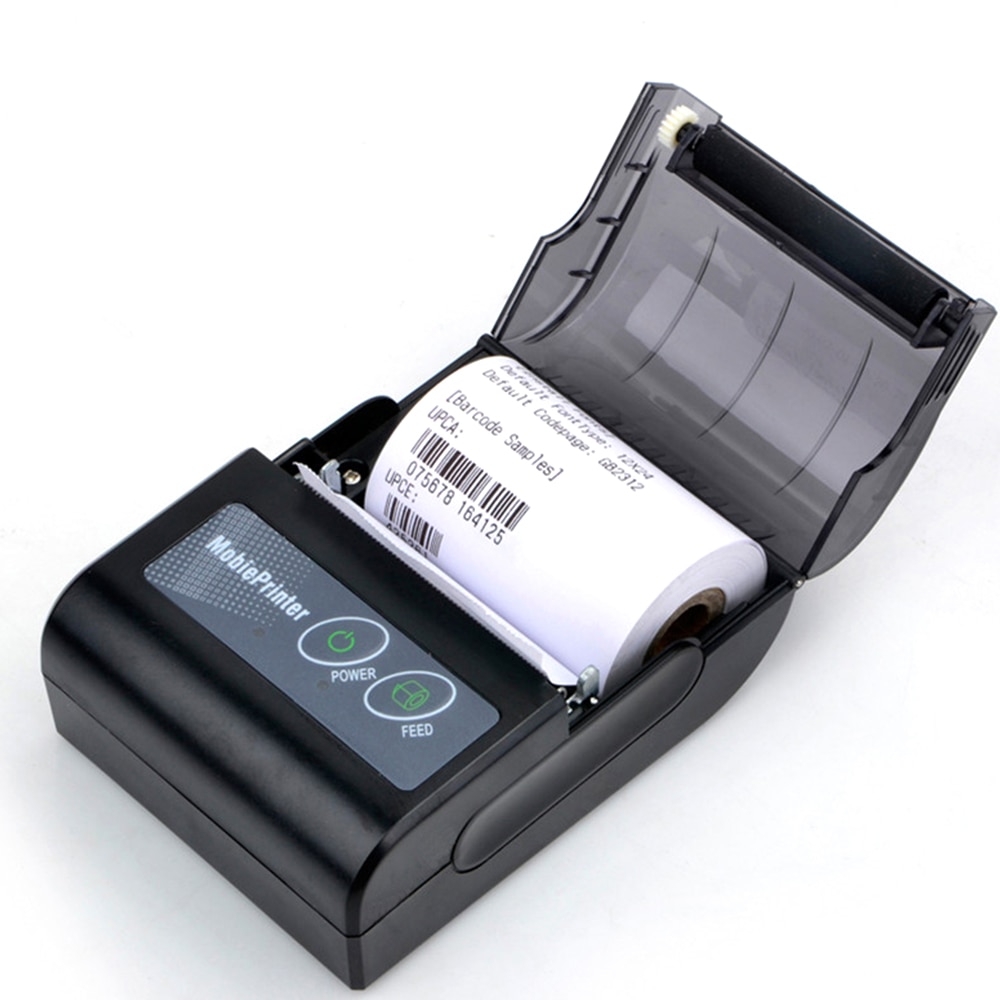 Neue Wireless Mini Bluetooth Drucker Tragbare Thermische Erhalt Rechnung Ticket Drucker Handy Android iOS PC POS Tasche Drucker