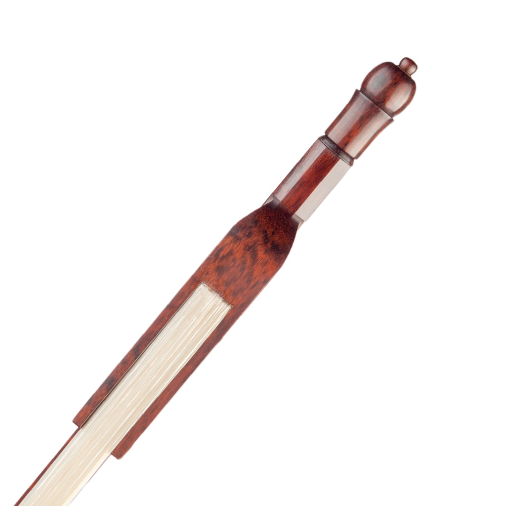 4/4 Size Violin/ Fiddle Bow Baroque Style Bow Snakewood Stick And Frog Natural Mongolia Horsehair Fast Response