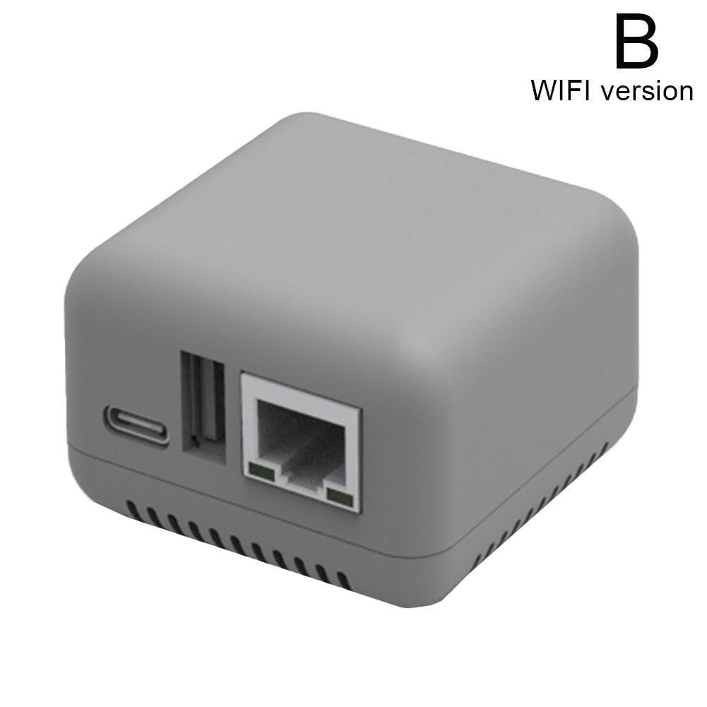 Mini NP330 Network USB 2.0 Print Server （Network/WIFI/WIFI Cloud Printing Version）printing Accessories: BROWN