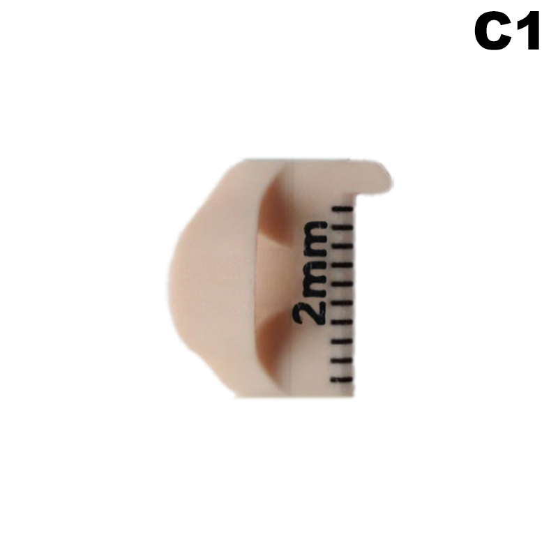 Sewing Needle Gauge Measuring Tool, Finger Ruler Sewing Template For Equal Stitches, Finger Protector, DIY Stitching Guide Tool: army green