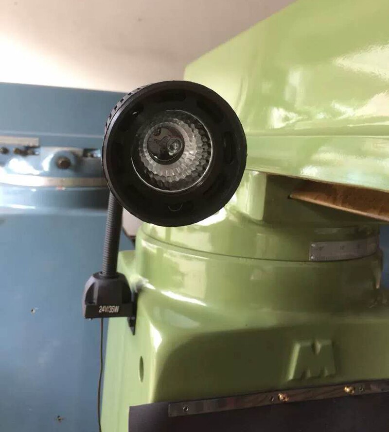 Rocker Arm Vertikale Fräsmaschine Fräsen Kopf Zubehör Schwarz Quarz Lampe 24V35W Senden Basis