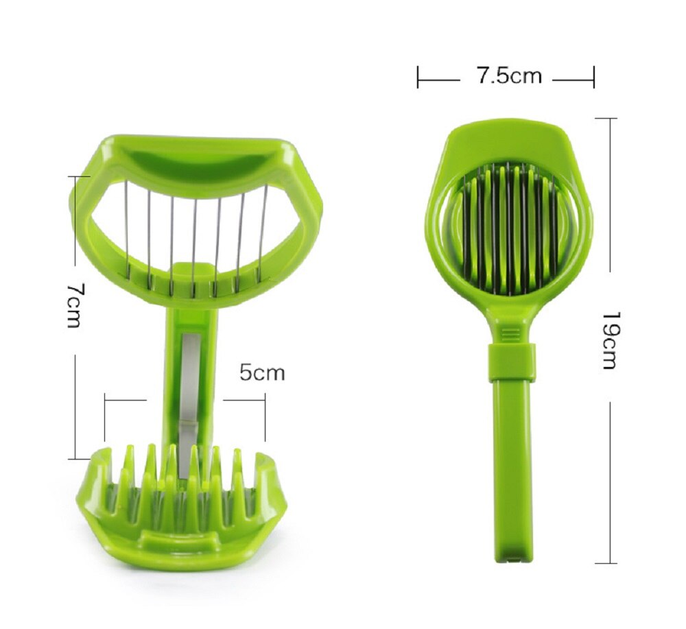 Mushroom Cut Egg Slicer Cutter Handheld Tomato Vegetable Fruits Cutting Tool Sausage Slicer Kitchen Gadget