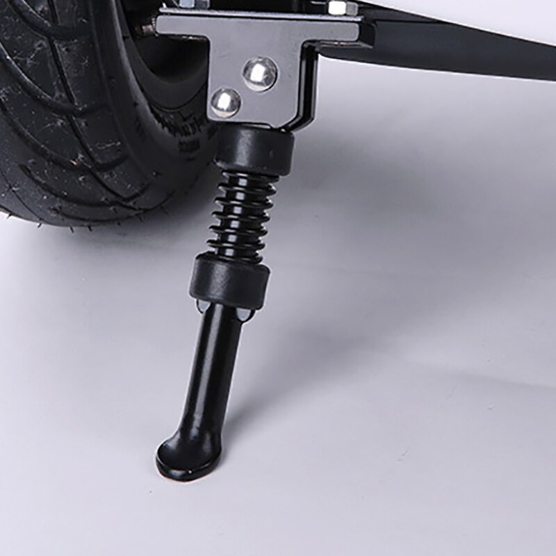 Balans auto scooter aluminiumlegering dikke standaard parkeerstandaard beugel met schroef zwarte balans auto accessoires voetsteun: Default Title