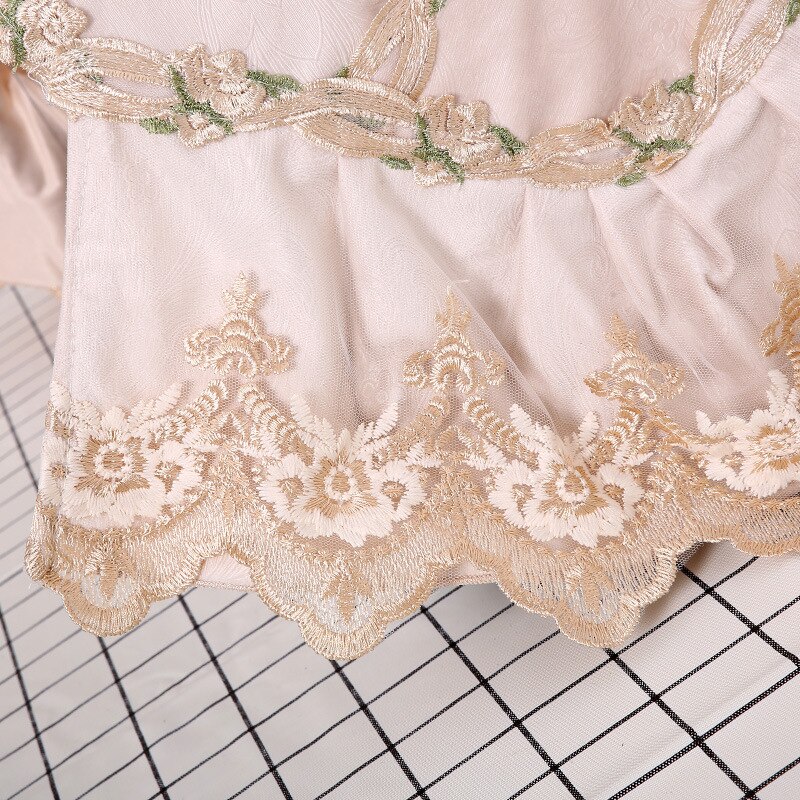Microwave Oven Cover Garden Lace Cloth Cover, Oil Proof, Dustproof And Washable Korean Electric Oven Cover