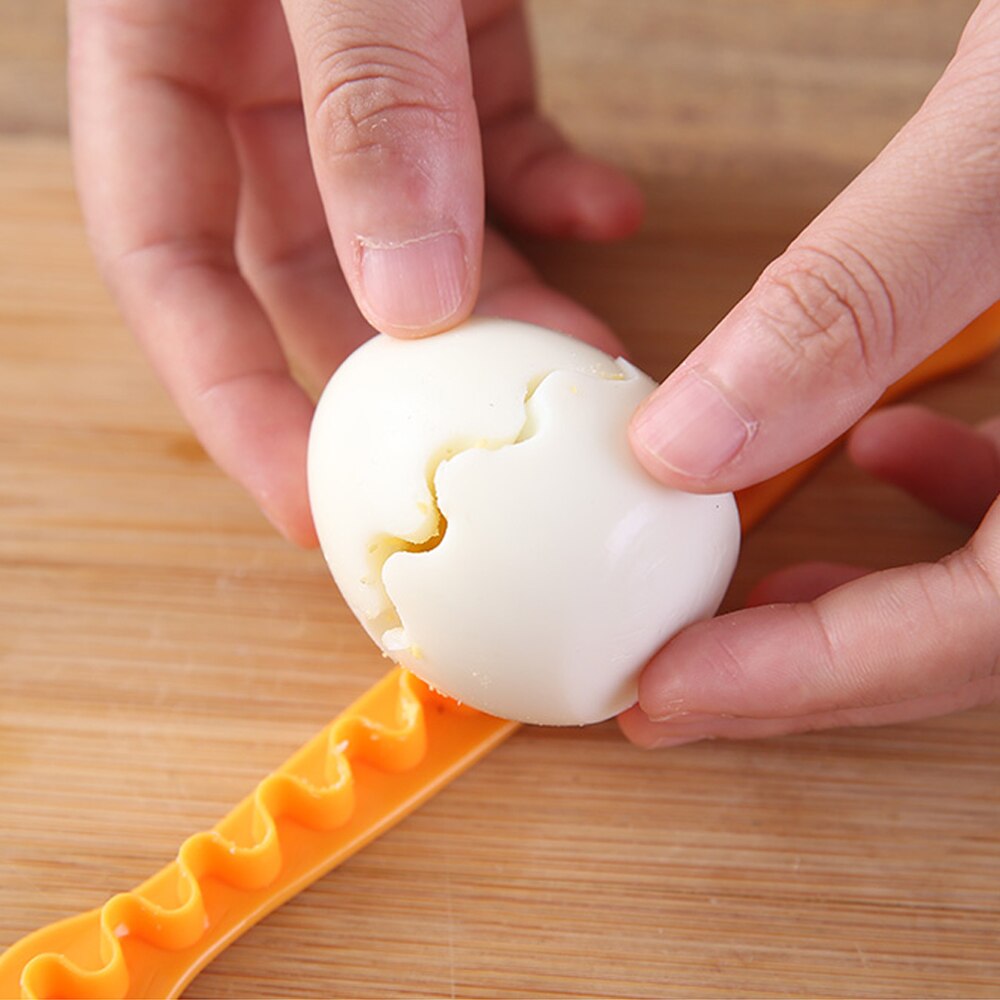 2pcs Lace Egg Cutter, Boiled Egg Cut Flower Styler Fancy Plastic Boiled Egg Divider Kitchen Ideas Slicer Egg Cutter