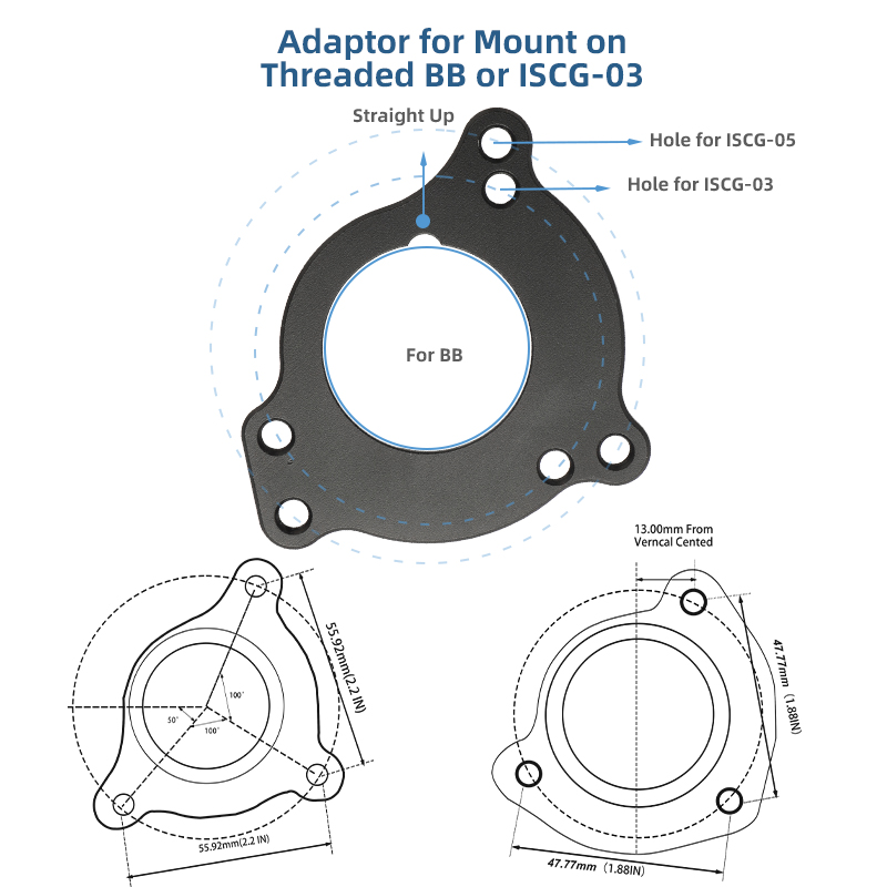 Guide de chaîne de vélo, capteur de chute, ISCG 03 ISCG 05 BB, support de vélo vtt, roue à chaîne 1 vitesse 32-38T, 1x système, plaque de protection de plateau
