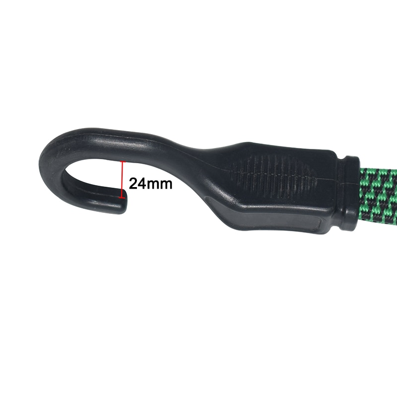 Stark elastisk lina rep knyta ner bälte last bagage surrningsband fix för motorcykel cykel suv bil tak last utomhus camping