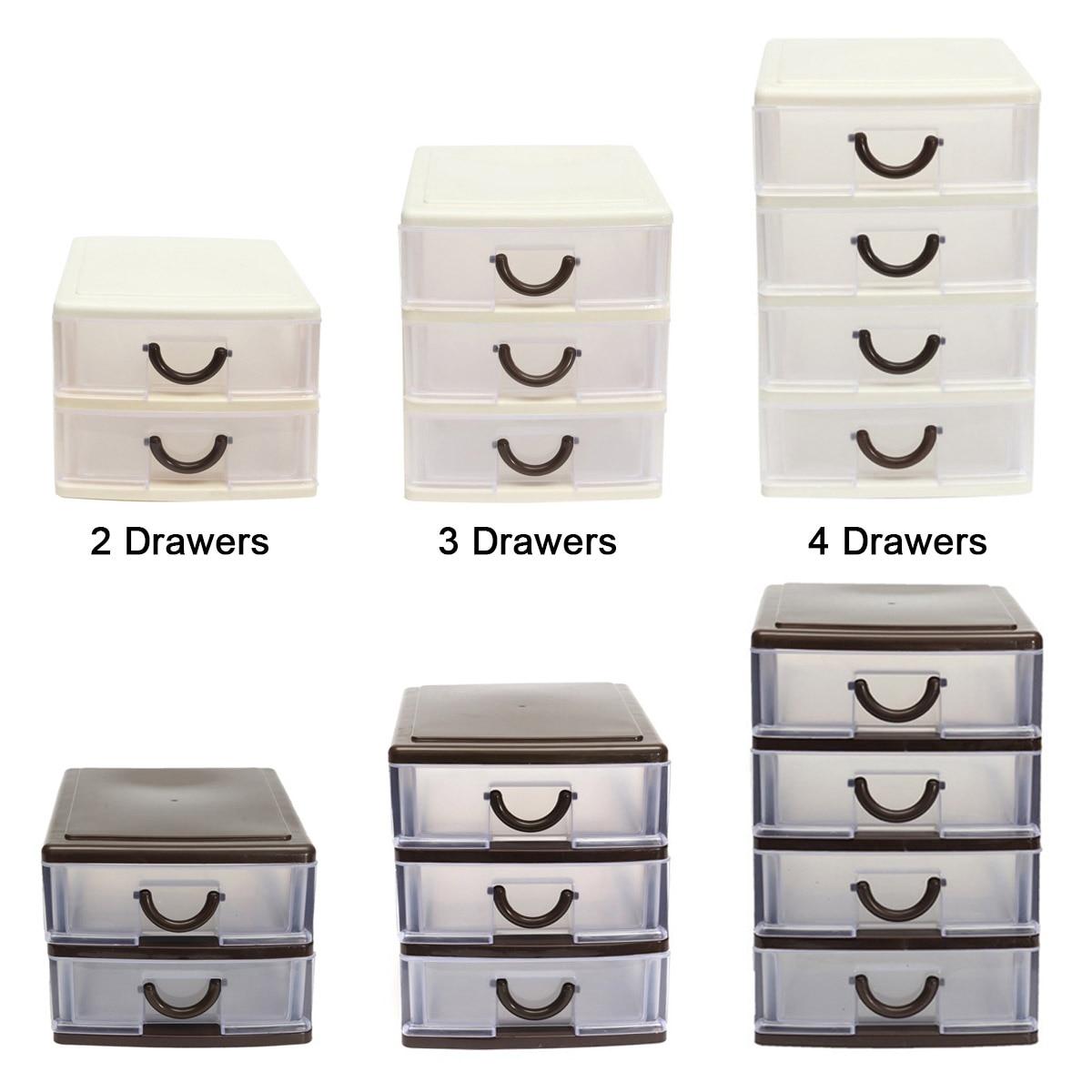Drawer Durable Plastic Office Table Desktop Debris Cosmetic Drawer Style Holder Storage Box DIN889