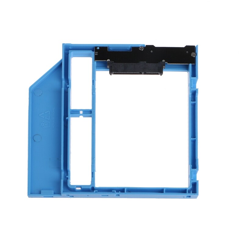 Tweede Hdd Caddy 2nd Sata Naar Sata 2.5 "Hdd Ssd 9.0Mm Behuizing Voor Laptop Rom Feb6