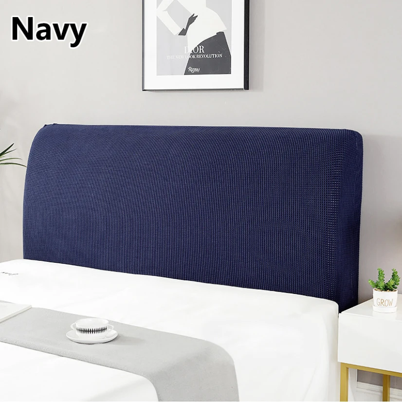 Einfache Nacht Abdeckung Elastische Verdicken Schutz Kopfteil fallen Staub-nachweisen nordisch Schlafzimmer Bett Kissen Abdeckung Haus Dekoration: 180*65cm / Grün