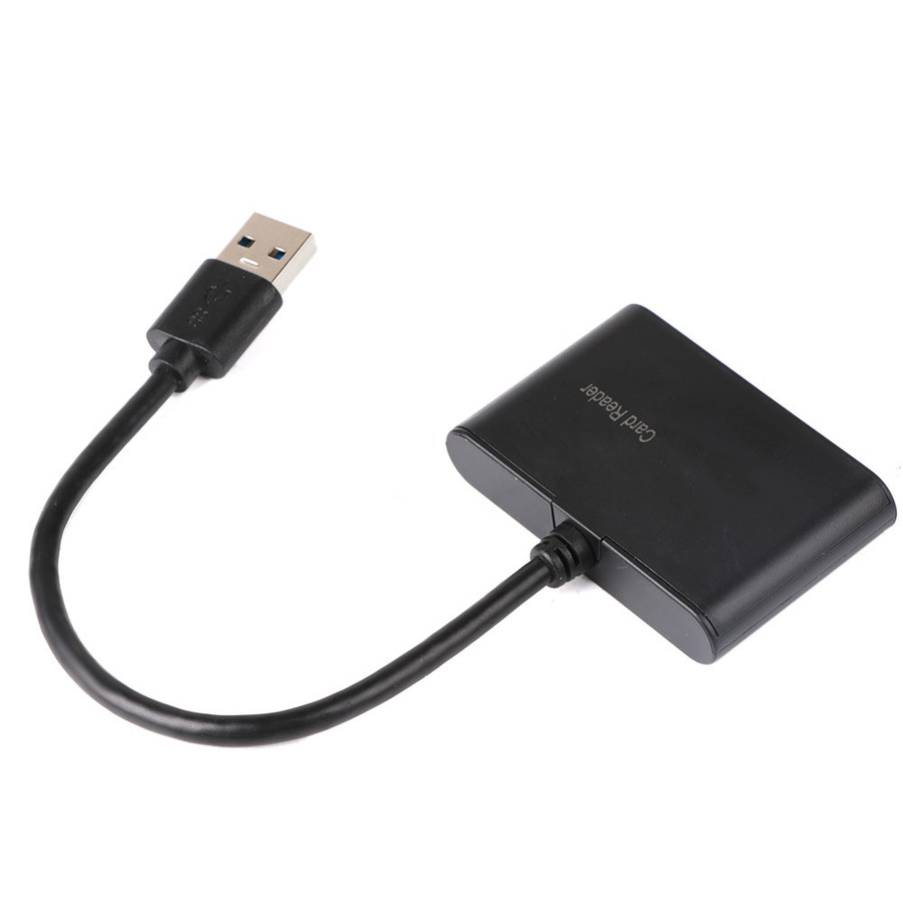 Leitor de cartão de memória usb 3 em 1, leitor de cartão sd usb3.0, adaptador de cartão flash compacto para cf/sd/tf micro cartão atacado