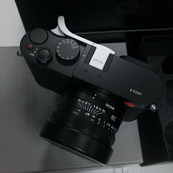 Ren kobber tommelfinger hvile mount tommelfinger greb skoomslag tommelfinger til leica  q2 q1 typ 116 mz- q q -2 leica q