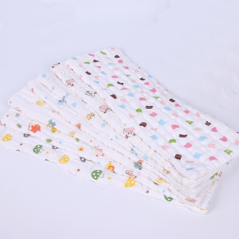 Pañales de gasa reutilizables de 10 capas para bebé, 100% de algodón transpirable, lavable, productos para recién nacidos, 2 uds.: Default Title