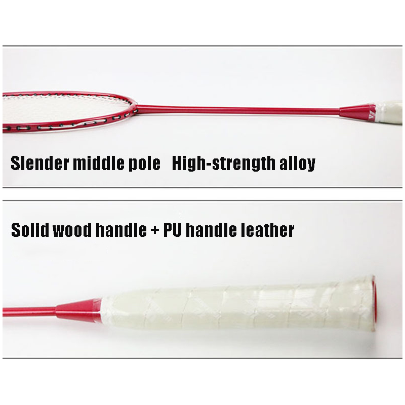 2pcs Badminton Racket Set Double Badminton Racket Titanium Alloy Durable Badminton Racket With Badminton