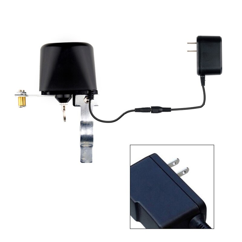 WIFI Mobile APP Timing Switch Valve Smart Valve Smart Home Automation System Valve Gas Water Control Valve for Alexa Google Home: US