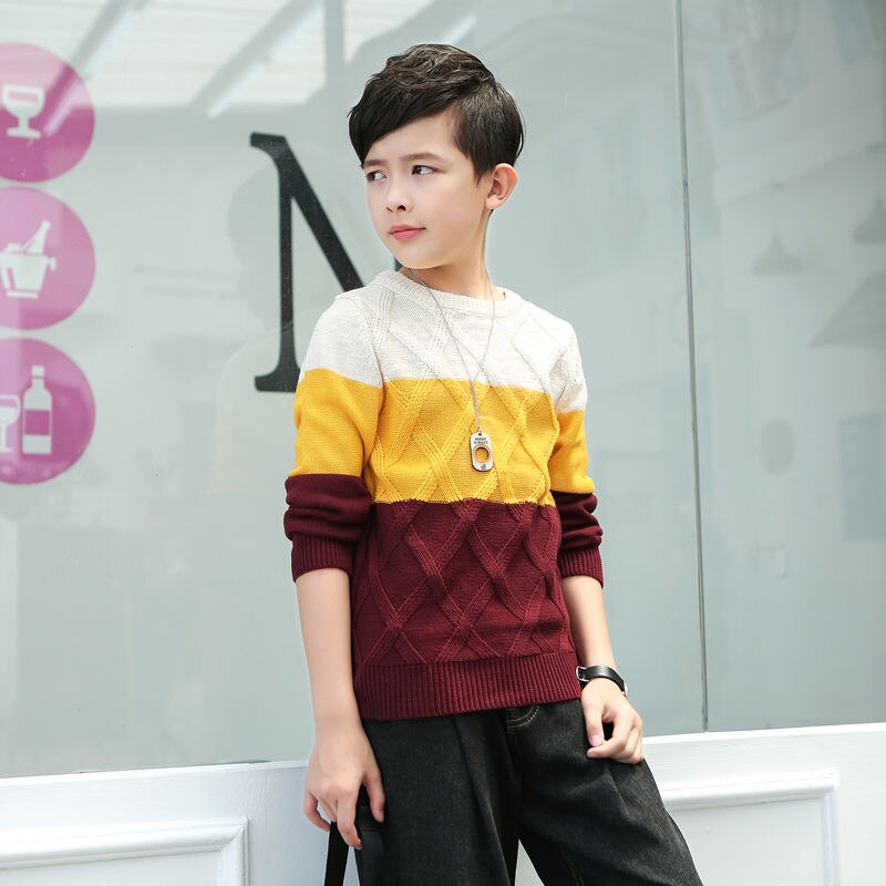 Barn pojkar stickad tröja för småbarn pojke barn ledig vår tecknad varm bomull pojkar tröjor tröjor