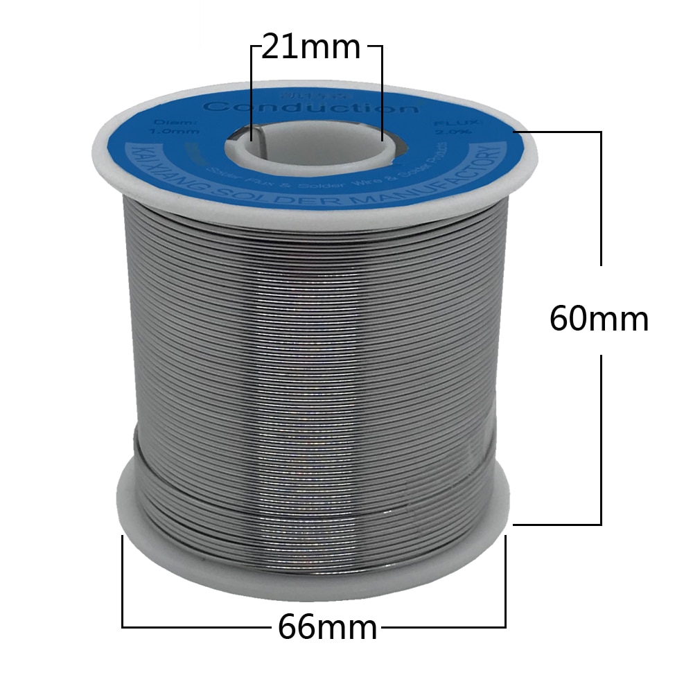 Rosin Core Solder Wire 0.8/1.0/1.2mm FLUX 2.0% 45FT Tin Lead Tin Wire Melt Rosin Core Solder Welding line Roll 500g