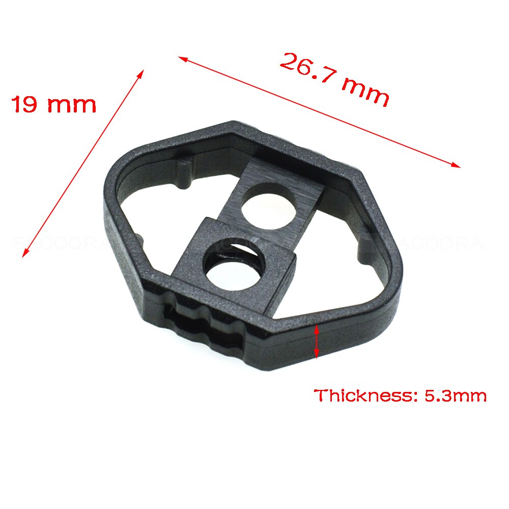 Beam rope clamp Cord Slider Drawstring Plastic Rope Clamp Cord Lock Symmetrical Stopper Black Spring buckle