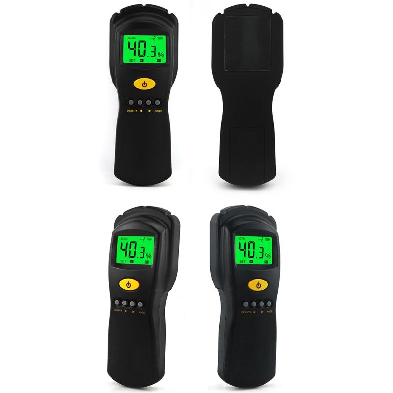 Medidor de humedad de madera sin contacto AS981, higrómetro Digital, probador de humedad para papel/madera contrachapada/madera/edificios de hormigón, húmedo